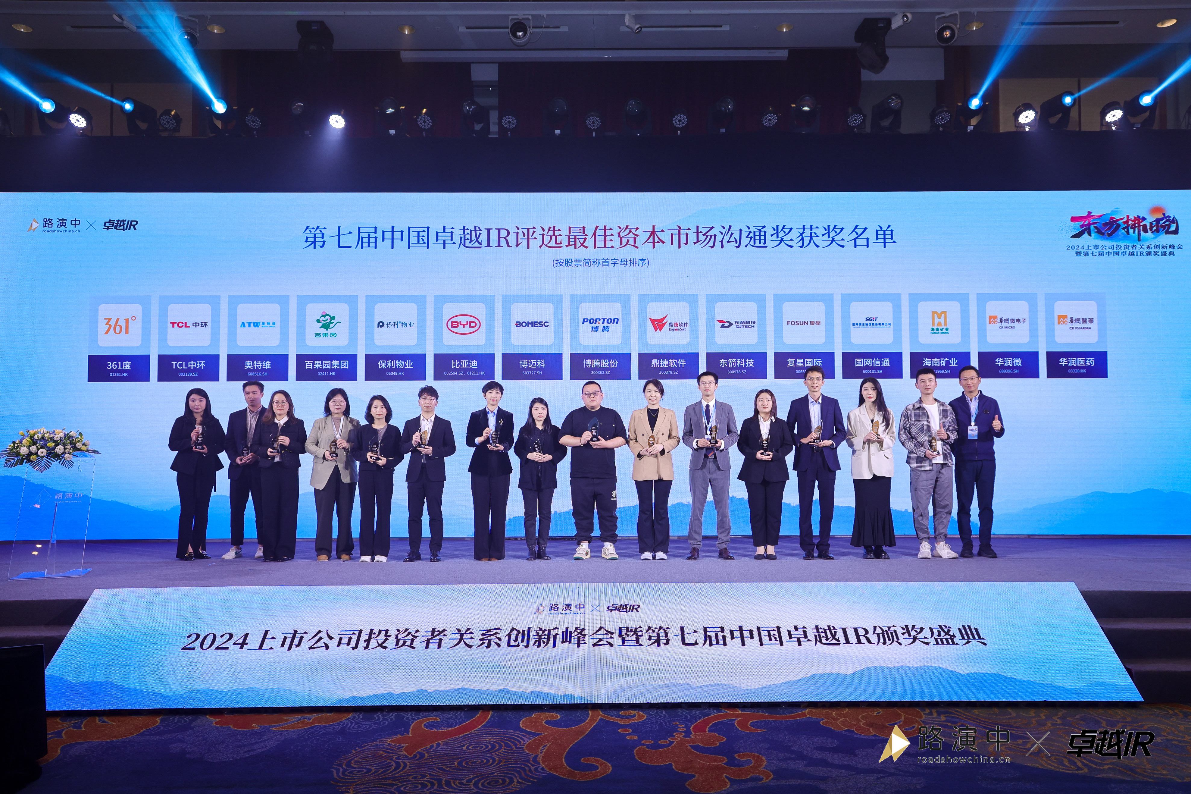 3377体育官网荣获中国卓越IR评选“最佳资本市场沟通奖”